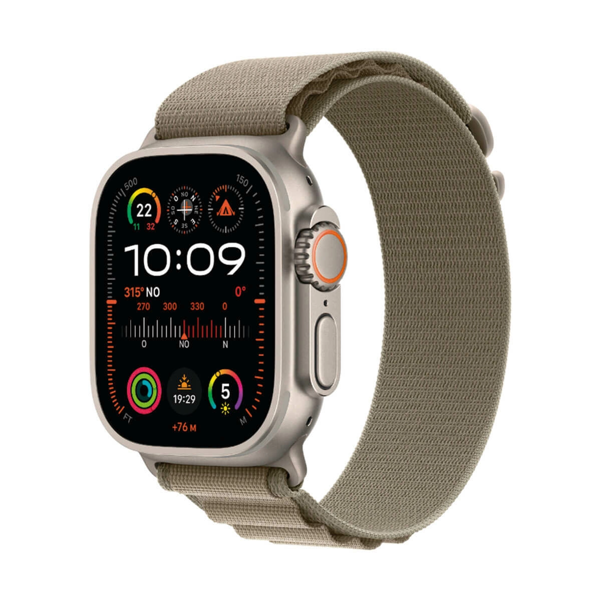 Smartwatch Apple MREX3FD/A Titanium Olive 49 mm