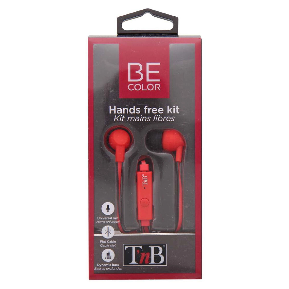 Headphones TNB BE COLOR Red Red/Black