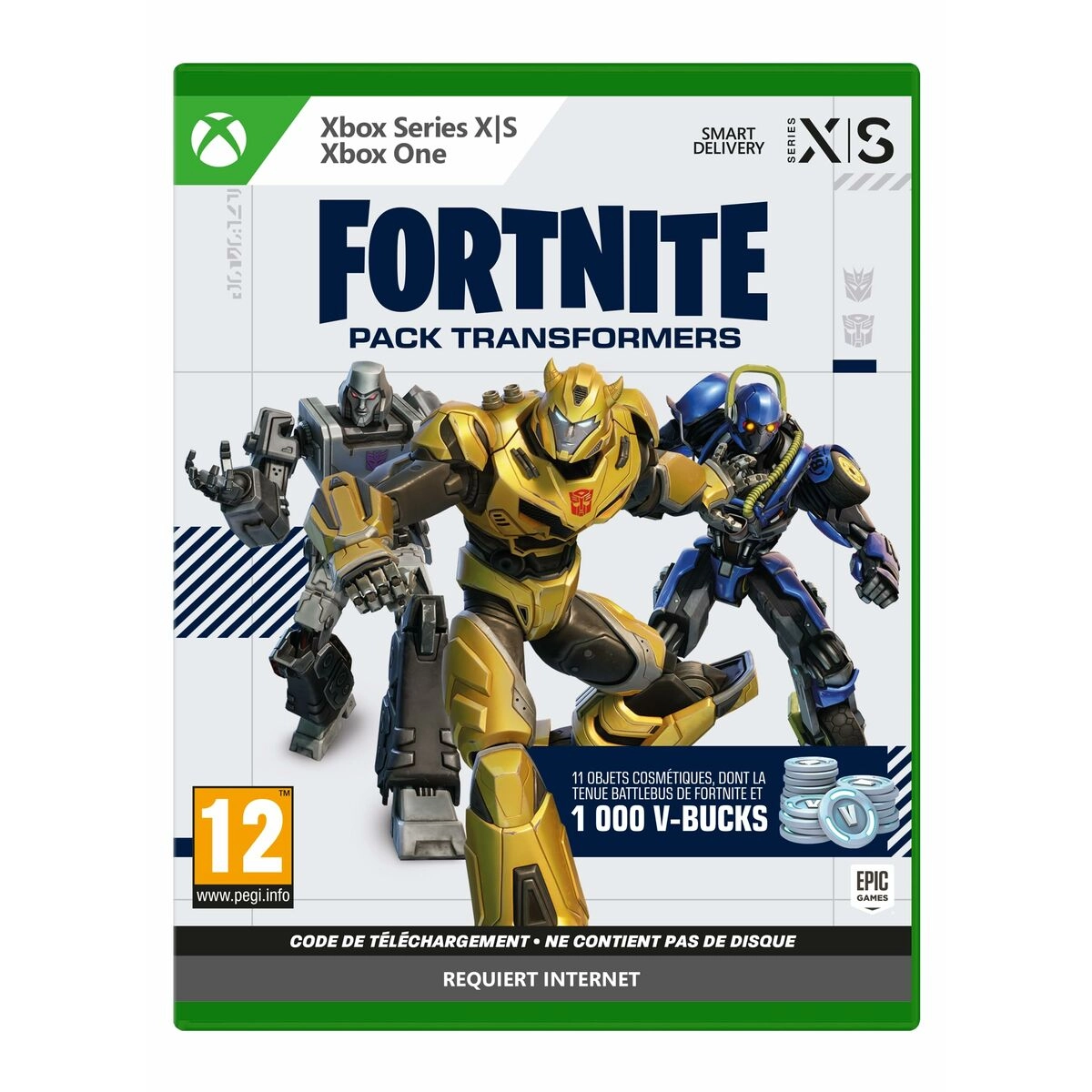 Xbox One / Series X Video Game Fortnite Pack Transformers (FR) Download  code - Tecmeup