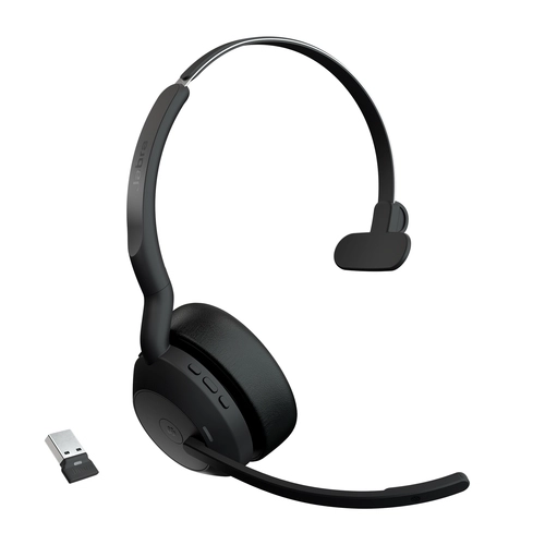 Jabra 25599-899-999 headphones/headset Wireless Head-band Office/Call center Bluetooth Black