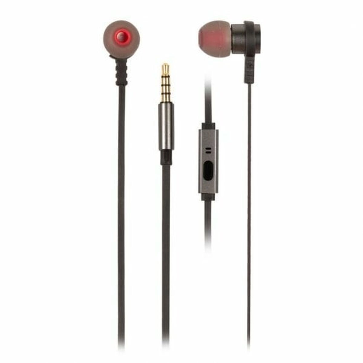 Headphones with Microphone NGS ELEC-HEADP-0293 Black Graphite