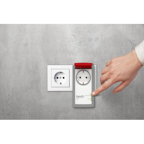 FRITZ!DECT DECT 210 smart plug 3450 W Grey, Red, White