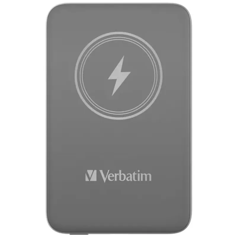 Verbatim Charge 'n' Go Polímero de litio 10000 mAh Cargador inalámbrico Gris