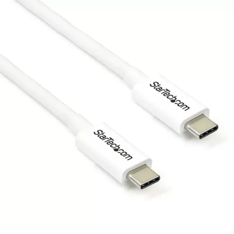 StarTech.com TBLT3MM2MW „Thunderbolt“ kabelis 2 m 20 Gbit/s Balta