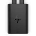 HP 65W GaN USB-C Laptop Charger Knyginis kompiuteris Juoda AC Vidaus