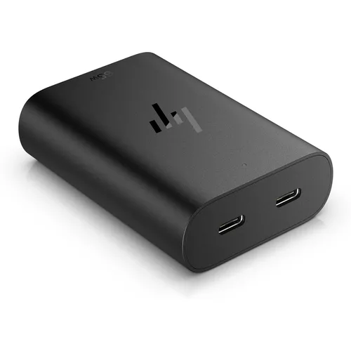 HP 65W GaN USB-C Laptop Charger Knyginis kompiuteris Juoda AC Vidaus