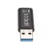 V7 V7USB3AC kabelių lizdinio / kištukinio jungčių tipo keitiklis USB A USB C Juoda