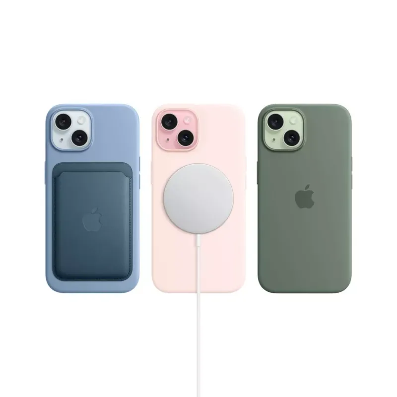 Apple iPhone 15 15,5 cm (6.1") SIM doble iOS 17 5G USB Tipo C 128 GB Rosa