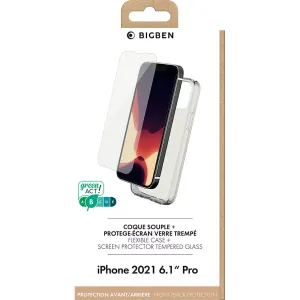 Funda para Móvil BigBen Connected PACKSILIVTIP1361 Transparente Apple iPhone 13