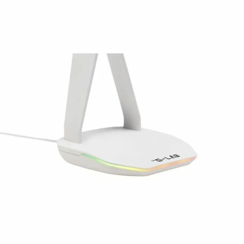 Soporte para Auriculares Gaming The G-Lab K-STAND HYDROGEN Blanco