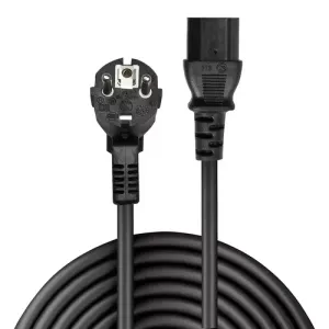 Lindy 30334 power cable Black 0.7 m Power plug type A IEC C13