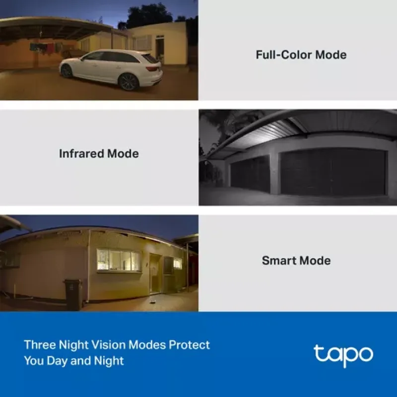 TP-Link Tapo C510W Dome IP security camera Indoor & outdoor 2304 x 1296 pixels Ceiling