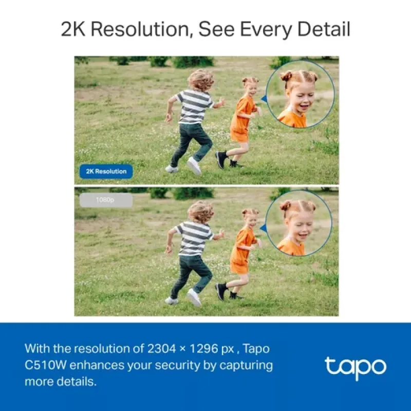 TP-Link Tapo C510W Dome IP security camera Indoor & outdoor 2304 x 1296 pixels Ceiling