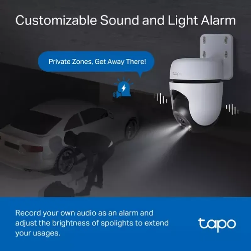 TP-Link Tapo C510W Dome IP security camera Indoor & outdoor 2304 x 1296 pixels Ceiling