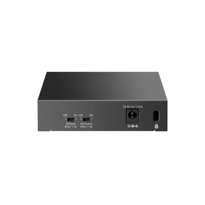 TP-Link LiteWave LS105GP tinklo komutatorius Ne-valdomas Gigabit Ethernet (10/100/1000) Maitinimas per Eternetą (PoE) Juoda