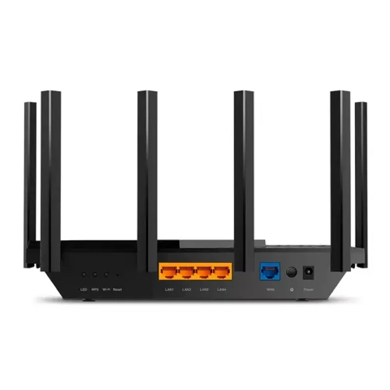 TP-Link Archer AX72 belaidis maršrutizatorius Gigabitinis eternetas Dviguba juosta (2,4 GHz / 5 GHz) Juoda