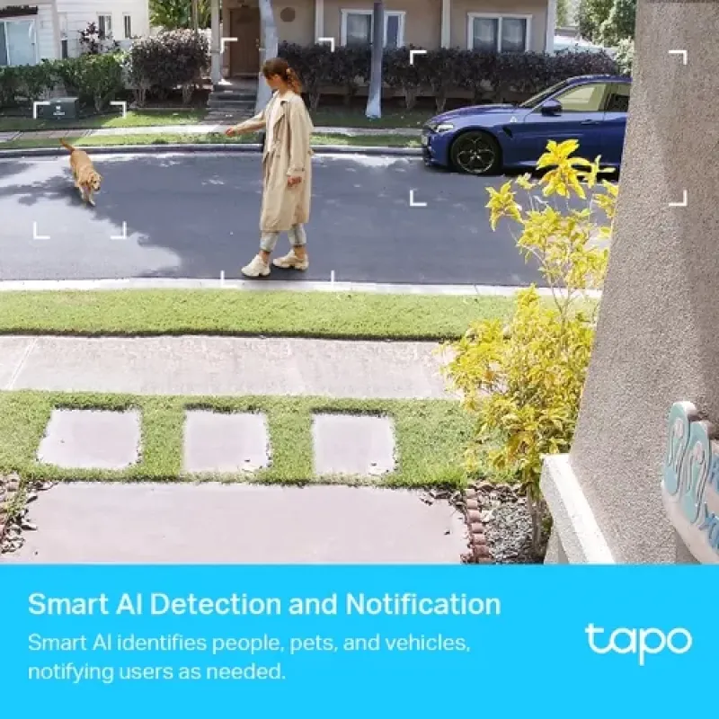 TP-Link Tapo C420S2 Bulb IP security camera Indoor & outdoor 2560 x 1440 pixels Wall