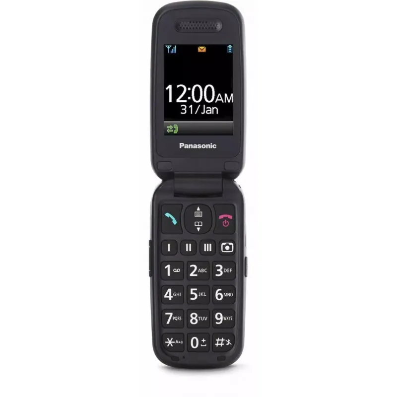Teléfono Móvil para Mayores Panasonic KX-TU446EXR 2,4" Rojo Granate