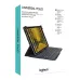 Logitech Universal Folio QWERTY Ispanas „Bluetooth“ Juoda