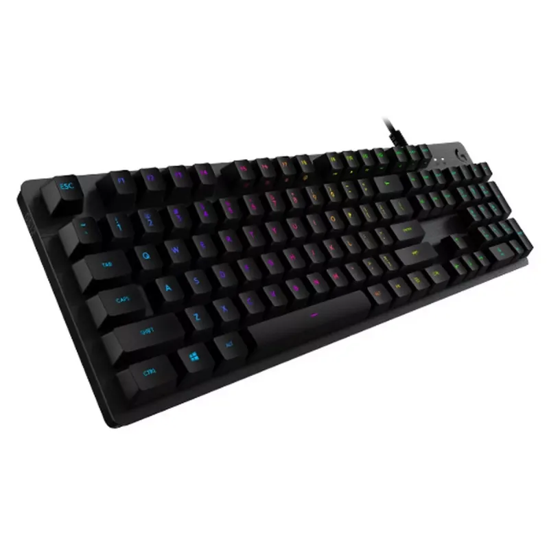 Teclado Logitech Lightsync G512 Gaming Negro Iluminación RGB AZERTY