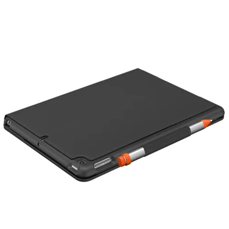 Logitech Slim Folio QWERTY Ispanas „Bluetooth“ Grafitas