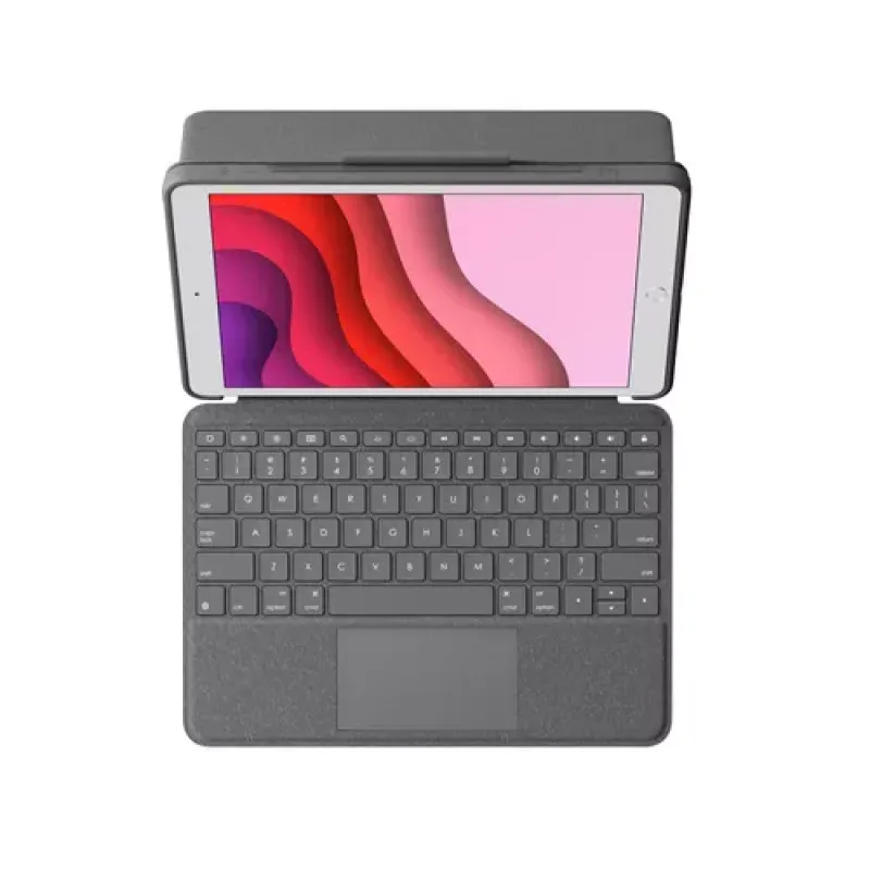 Logitech Combo Touch QWERTY Ispanas Smart Connector Grafitas