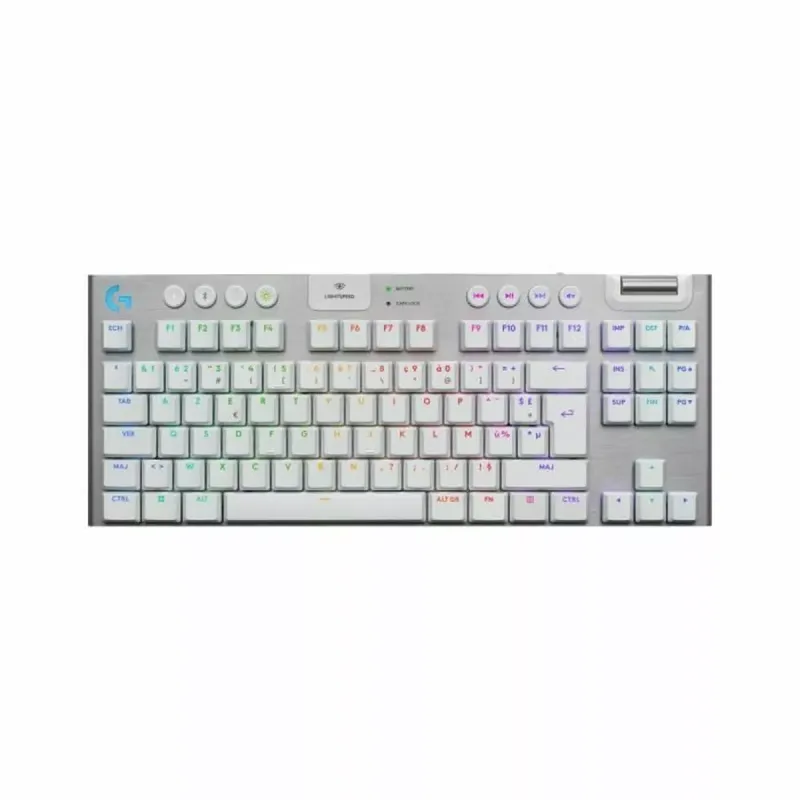 Klaviatūra Logitech G915 X Balta Prancūzų AZERTY