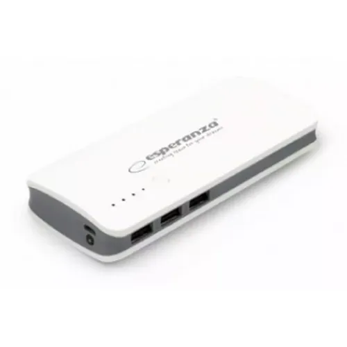 Įkroviklis (Power Bank) Esperanza EMP106WE Balta Pilka Balta/Pilka 8000 mAh