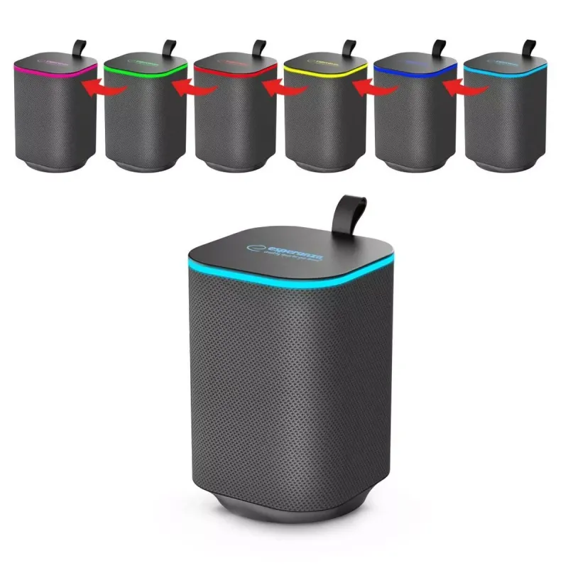 Nešiojamos Bluetooth garso kolonėlės Esperanza EP155 Juoda