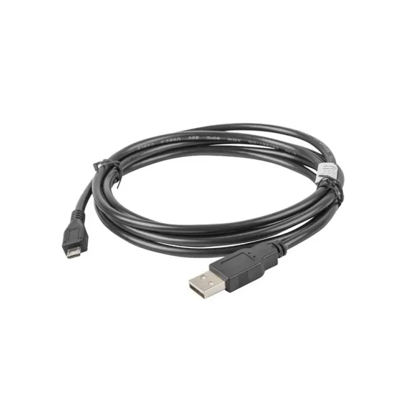 Lanberg CA-USBM-10CC-0018-BK cable USB USB 2.0 1,8 m Micro-USB B USB A Negro