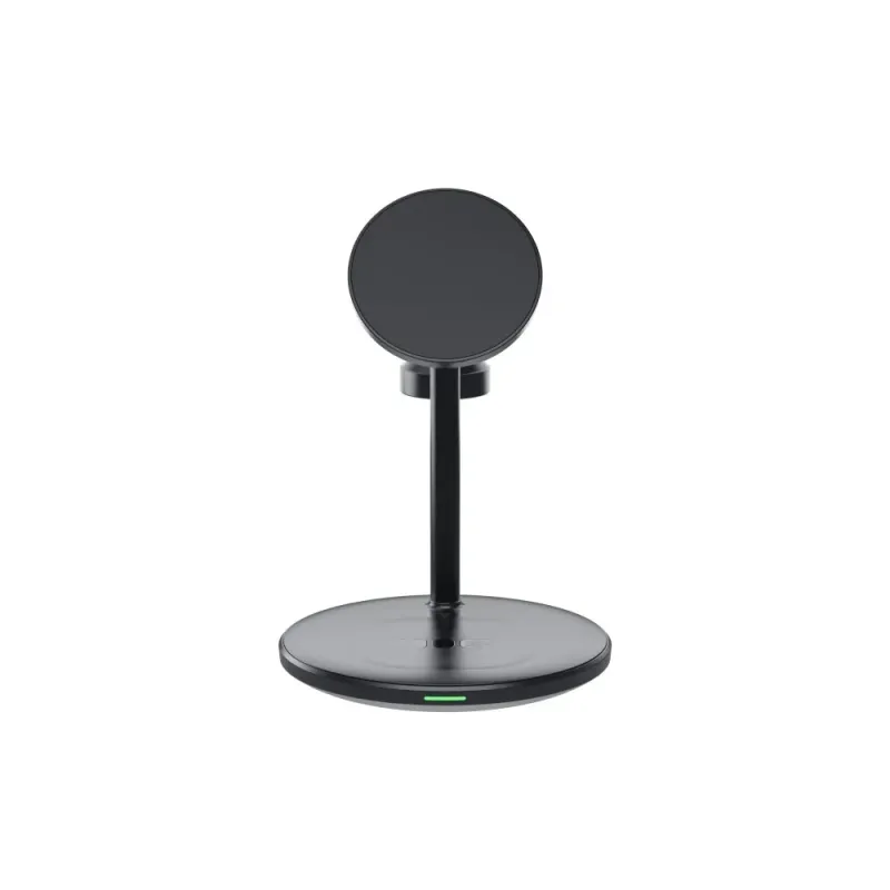 Green Cell MSST-GC-3IN1-B mobile device charger Headphones, Headset, Smartphone, Smartwatch Black Wireless charging Auto