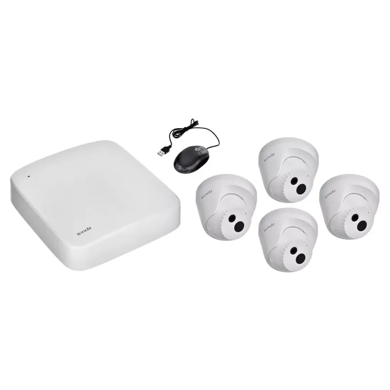 Tenda Kit de vigilancia de 4 cámaras K4P-4CR