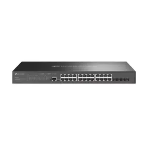 TP-Link Omada SG3428MP network switch L2+ Gigabit Ethernet (10/100/1000) Power over Ethernet (PoE) 1U Black