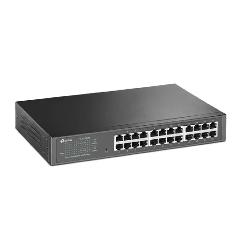 TP-Link TL-SG1024DE Managed L2 Gigabit Ethernet (10/100/1000) 1U Black