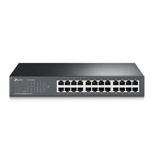 TP-Link TL-SF1024D tinklo komutatorius Ne-valdomas Fast Ethernet (10/100) Pilka