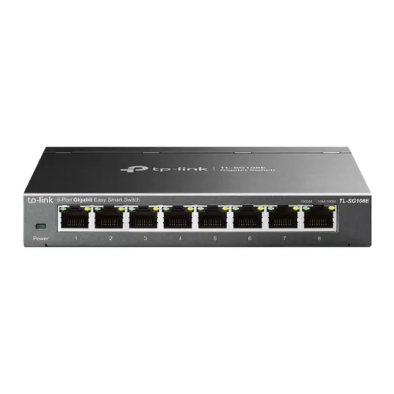 TP-Link TL-SG108E Valdomas L2 Gigabit Ethernet (10/100/1000) Juoda