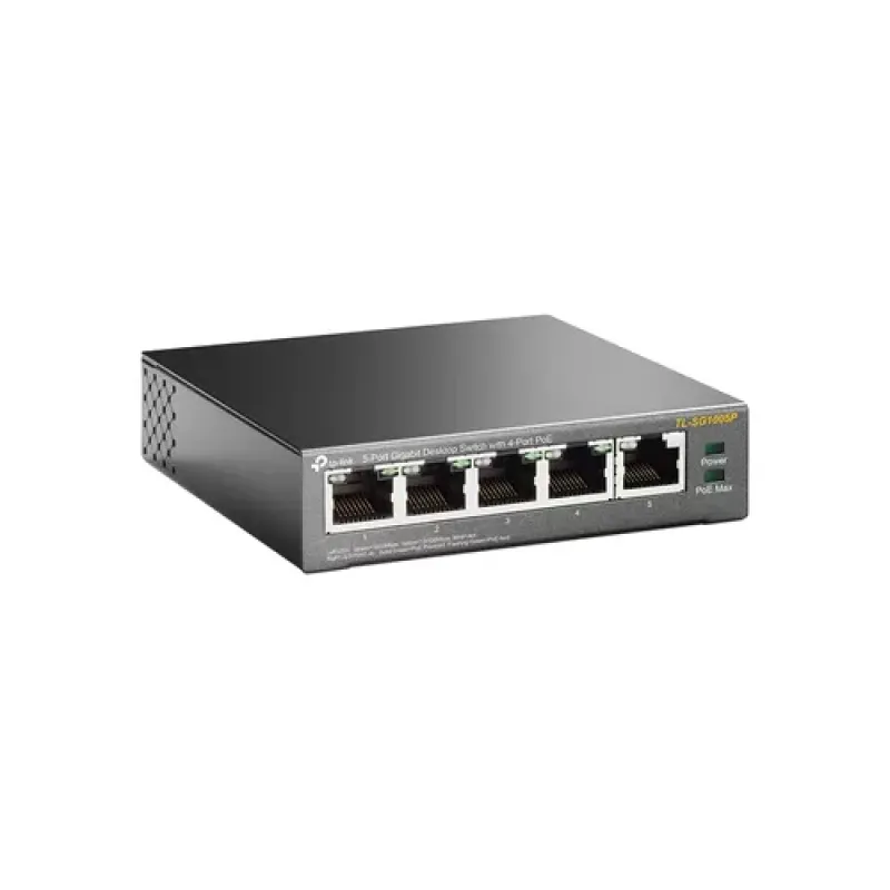 TP-Link TL-SG1005P Unmanaged Gigabit Ethernet (10/100/1000) Power over Ethernet (PoE) Black
