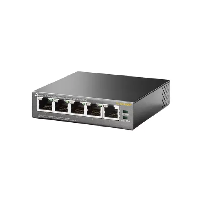 TP-Link TL-SG1005P Unmanaged Gigabit Ethernet (10/100/1000) Power over Ethernet (PoE) Black