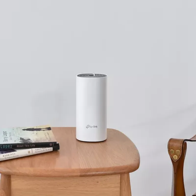 TP-Link Deco E4 (2-pack) Dual-band (2.4 GHz / 5 GHz) Wi-Fi 5 (802.11ac) White, Grey Internal