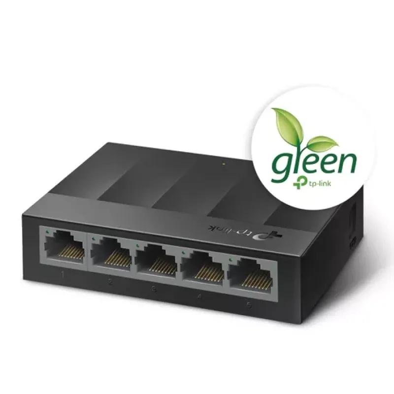 TP-Link LS1005G Ne-valdomas Gigabit Ethernet (10/100/1000) Juoda