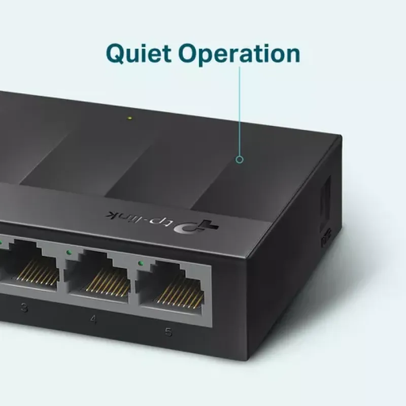 TP-Link LS1005G Ne-valdomas Gigabit Ethernet (10/100/1000) Juoda