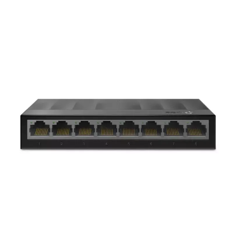 TP-Link LS1008G Ne-valdomas Gigabit Ethernet (10/100/1000) Juoda