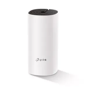 TP-Link Deco E4 (1-pack) Dviguba juosta (2,4 GHz / 5 GHz) Wi-Fi 5 (802.11ac) Balta, Pilka Vidinis
