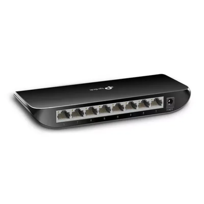 TP-Link TL-SG1008D Unmanaged Gigabit Ethernet (10/100/1000) Black