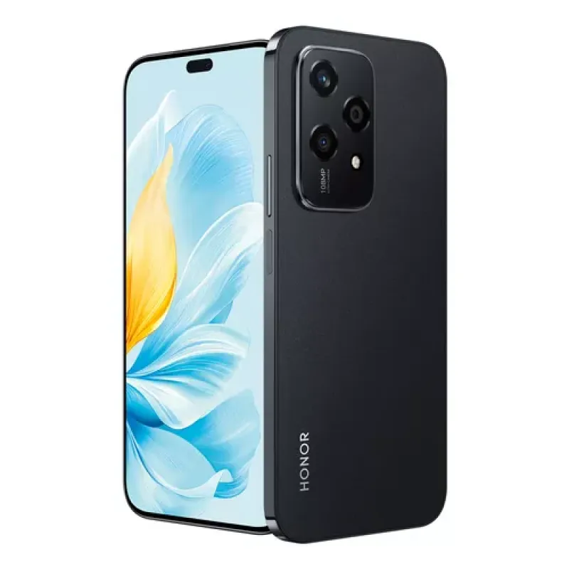 Honor 200 Lite 5G 17 cm (6.7") Dviguba SIM jungtis Android 14 C tipo USB 8 GB 256 GB 4500 mAh Juoda