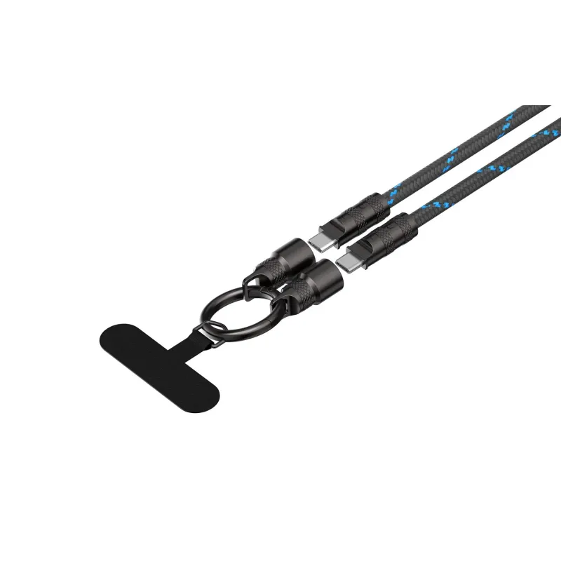 Havit CB6340 - Cable de carga, 1,2 m (negro/azul)
