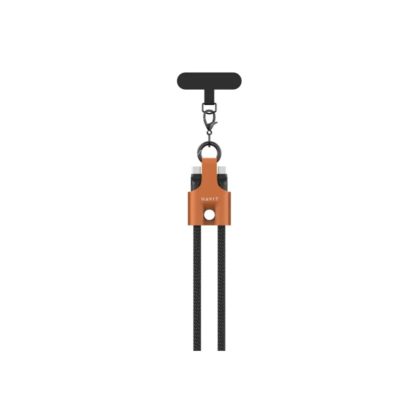 Havit CB6344 - Cable de carga, 1,2 m (negro/gris/marrón)