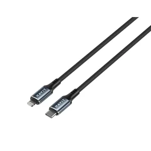 Havit CB6311 - Cable USB tipo C a Lightning, 1 m (negro)