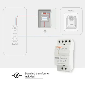 EZVIZ CS-BD-DB1C durų skambučių komplektas Balta