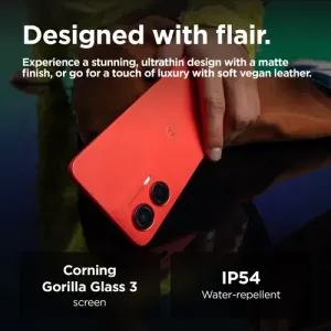 Motorola moto g35 5G 17,1 cm (6.72") SIM doble Android 14 USB Tipo C 4 GB 128 GB 5000 mAh Rojo